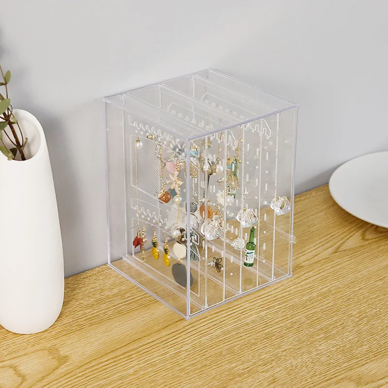 Серьги гвоздики ювелирные изделия ожерелье акриловая вешалка пластиковый