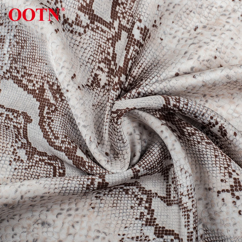 OOTN, винтажный женский сексуальный топ, летний, v-образный вырез, на бретельках, майка, топ, уличная одежда, Дамская змеиная печать, повседневная майка