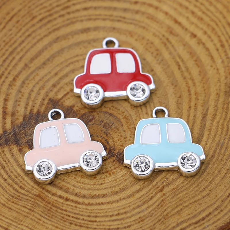 10 шт. Эмаль Кристалл Автомобильная подвеска Изготовление ювелирных изделий