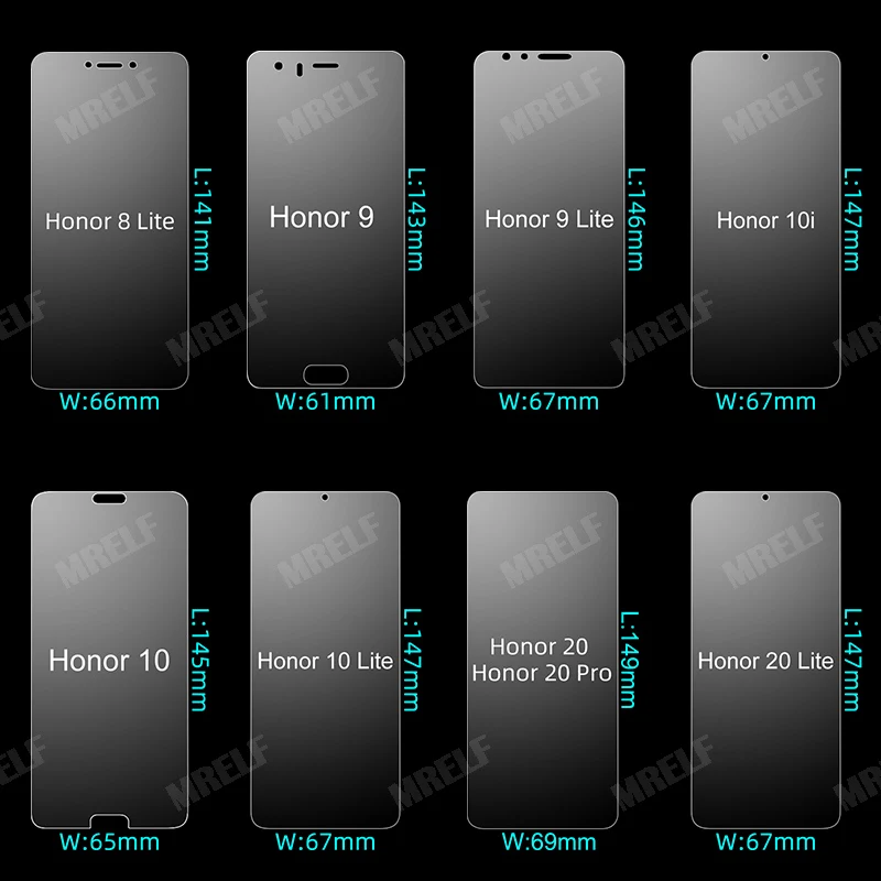 Закаленное стекло для huawei Honor 10 glass Lite 9 10i Защитная пленка для экрана Защитная 9 10 стекло Honor Lite 20 Pro 8 светильник