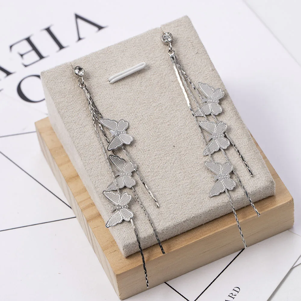 Длинные круглые серьги с кисточками для женщин Подвесные женская бижутерия в