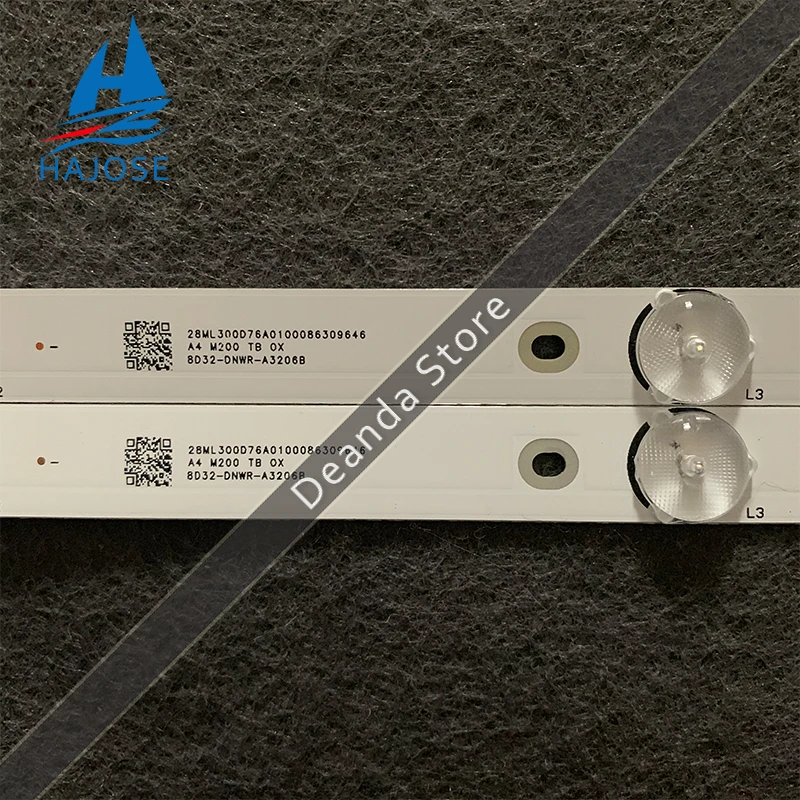 Светодиодная лента для подсветки 32 дюйма 10 шт./лот фонарь L2202 L1074 V2 2-6-3030-300MA-36V |