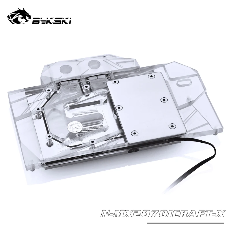 BYKSKI водный блок использовать для Maxsun GeForce RTX 2060 /2070 iCraft 6G/2060 Super 8G поддержка A RGB/RGB