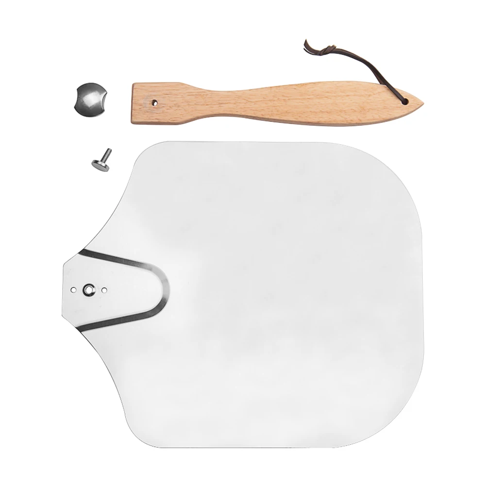 Складная ручка с резаком лопатка для приготовления пиццы самодельного торта из