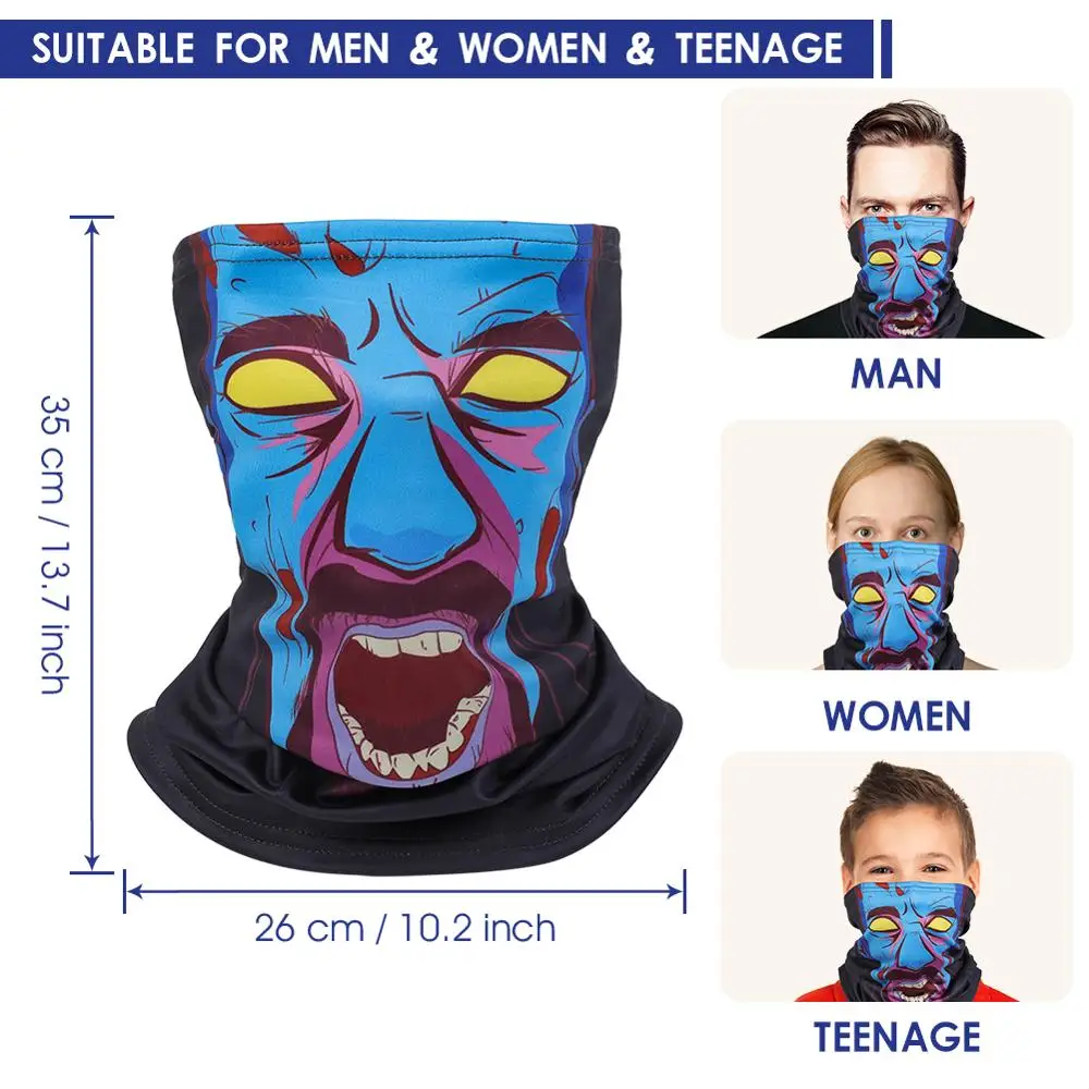 

WEST BIKING Brand New 3D Printed Sport Scarf Winter Thermal Neck Gaiter Magic Party Balaclava Men Women Cycling Fishing Headwear
