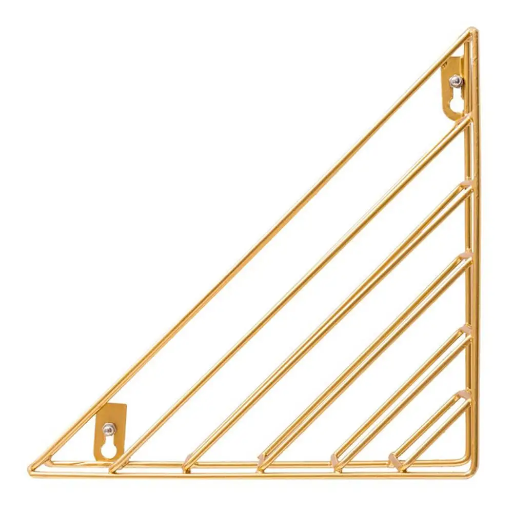 Металлическая треугольная книжная полка Настольный стеллаж для газет и журналов