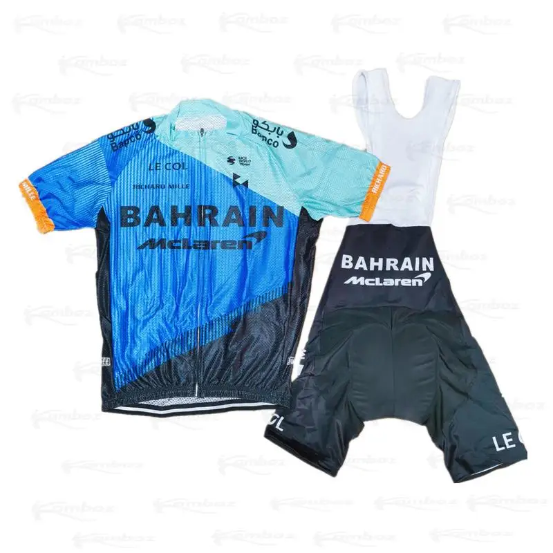 

Bahrain Mclaren Cycling Jersey Suit 2020 Team Shirts Clothing Bike Set Quick Dry Strech Bicycling Bib Shorts Maillot Clothes