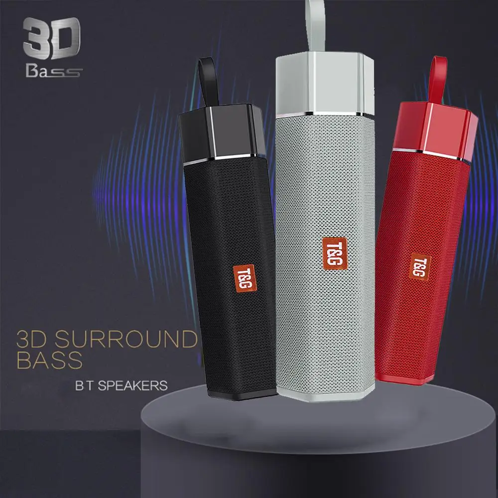 Уличный HIFI Портативный беспроводной Bluetooth динамик USB стерео звук сабвуфер