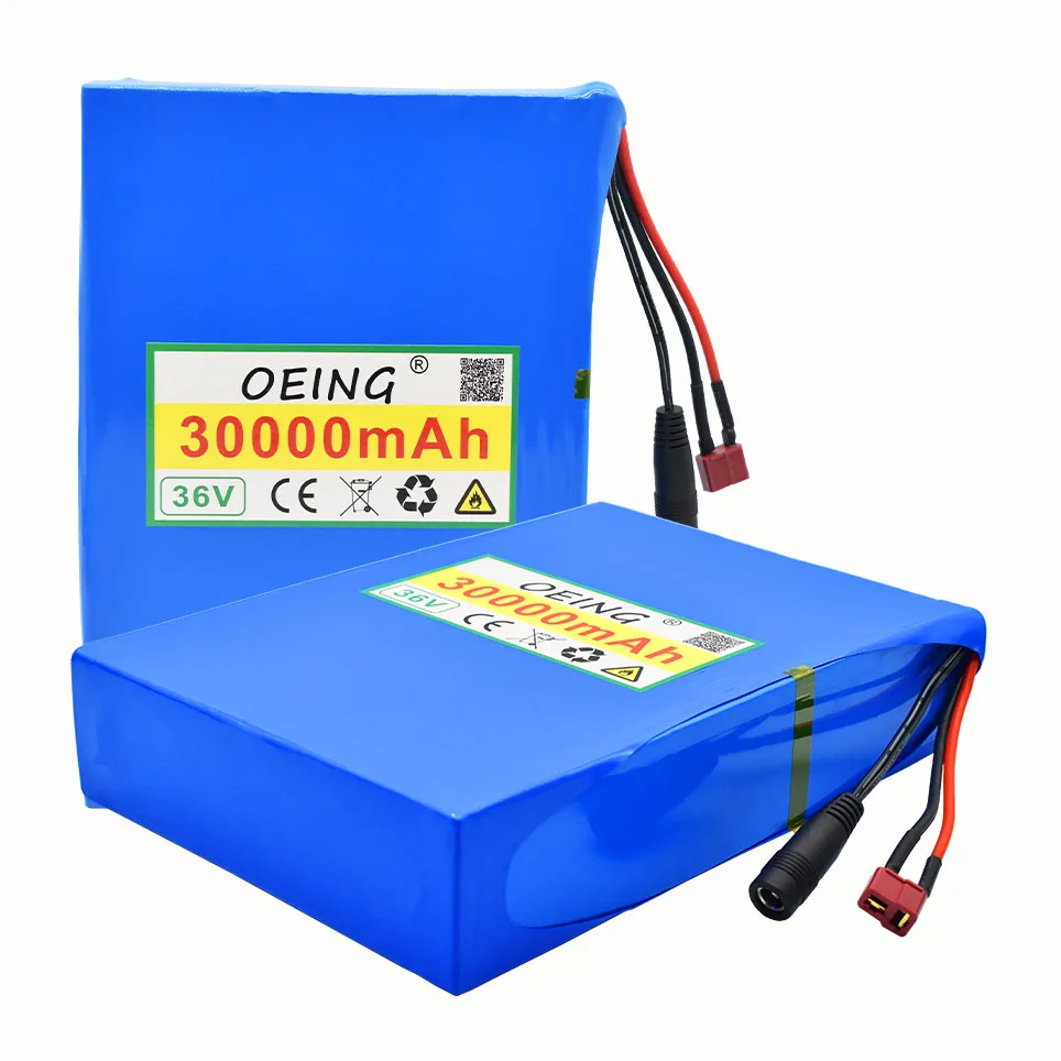 NEWEST 36V battery 10S4P 30000mah 18650 Li ion pack is suitable for eBike electric vehicles bicycles and motorcycles | Электроника