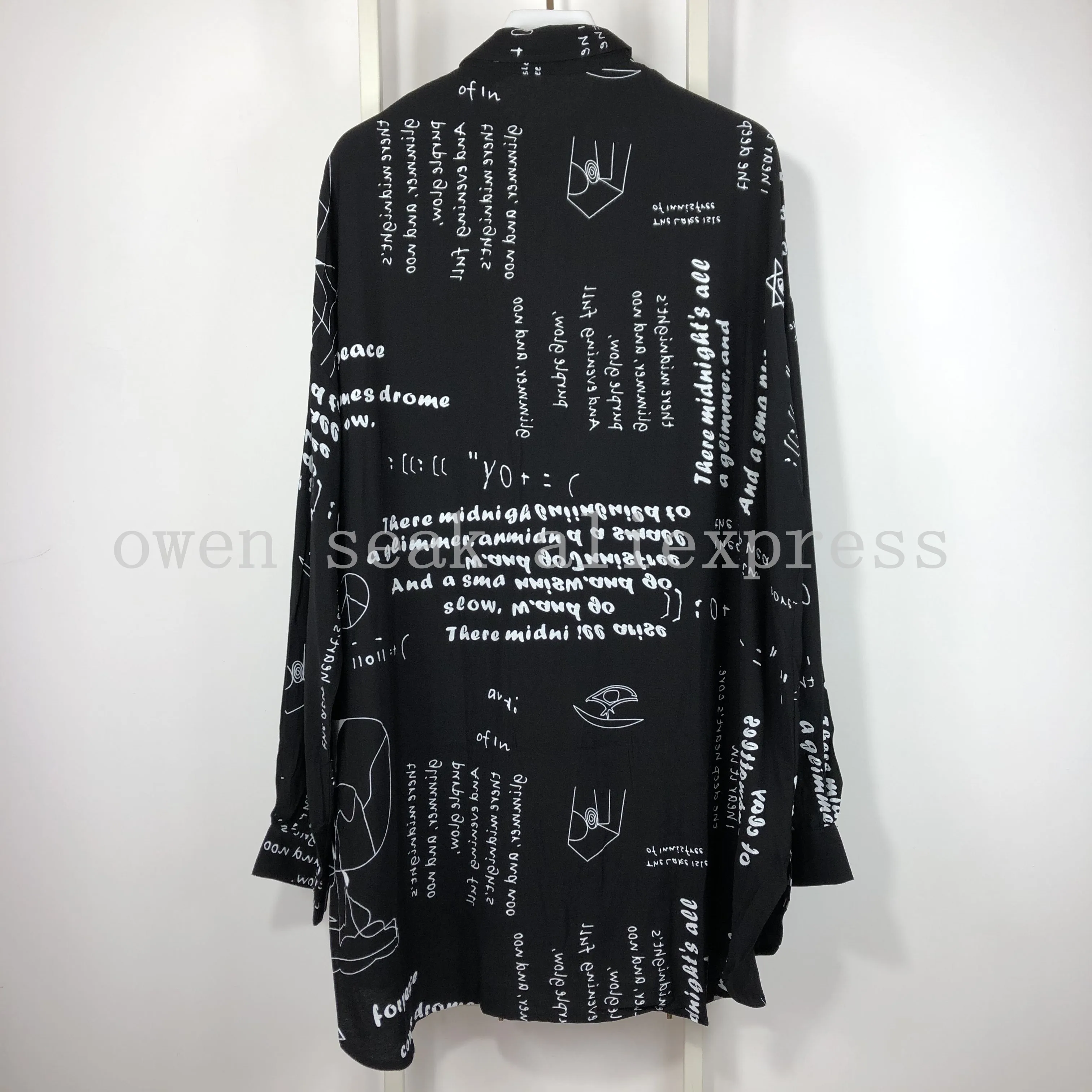 Футболка мужская оверсайз с принтом уличная одежда в стиле хип хоп длинная