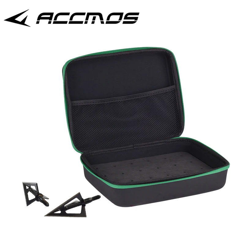 

1Pc Archery Broadheads Box Portable Rubber Storage Box Arrowheads Case Broadheads Protector Bow Arrow Accessories