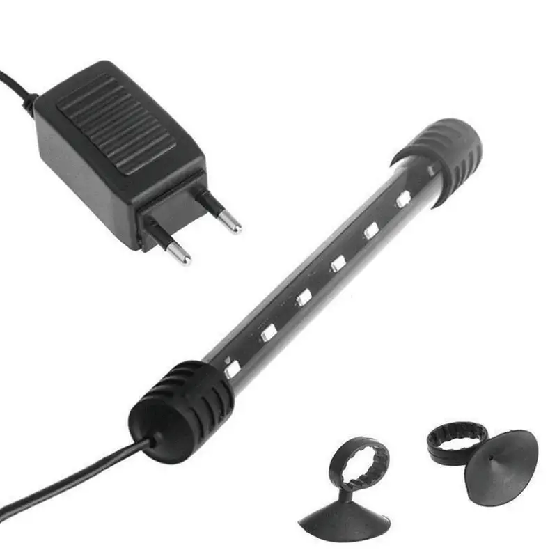 Аквариумный светильник с европейской вилкой водонепроницаемый светодиодный для