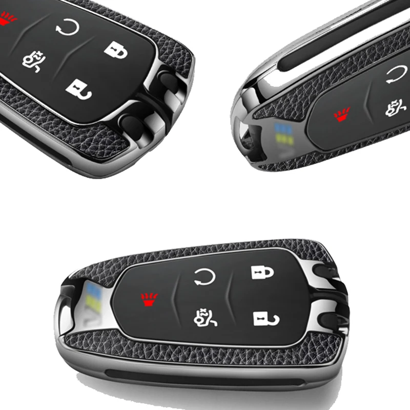 

1 Pcs Car Key Cover Case Keychain For Cadillac Escalade ESV CTS XTS ATS ATS-L XLS SRX 28T CTS-V XT5 CT6 XT6 XT4 Car Accessories
