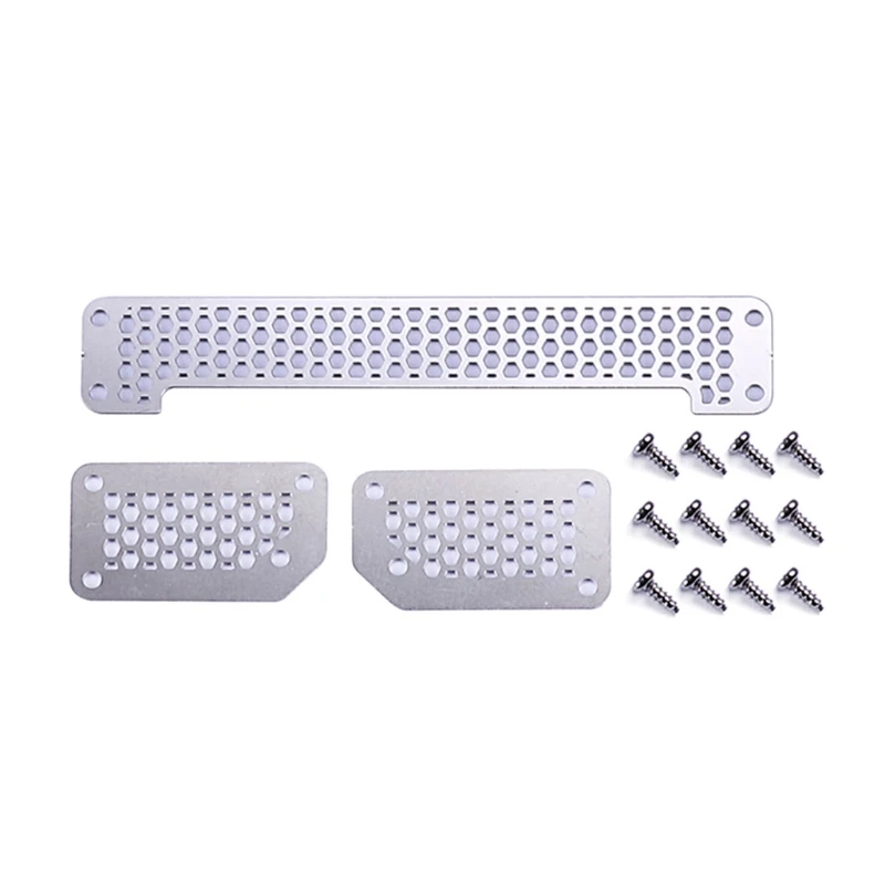 

11pcs Upgrades Antenna Mirror Sheet Kit Parts for MN86 G500 1/12 RC Crawler Car Y4UD