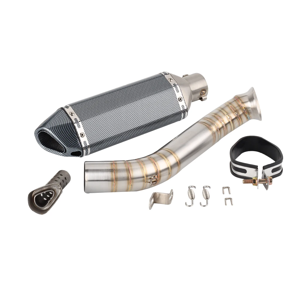 690 система выхлопной трубы мотоцикла глушитель и Соединительная труба для KTM Duke