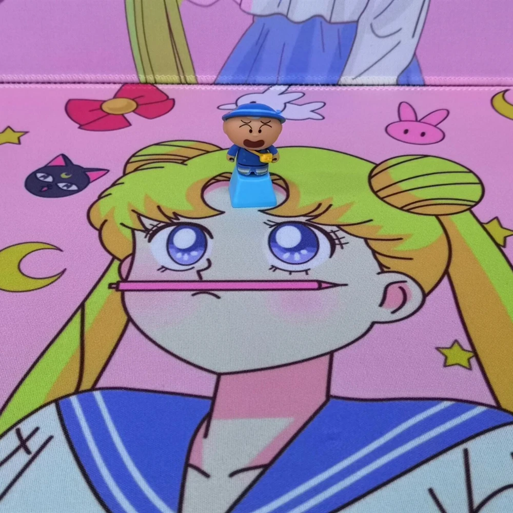 

DIY Key cap 1 pcs creativity Elf mechanical keyboards personality PBT keycap,Cartoon anime modeling Cherry MX axis keycaps,M84