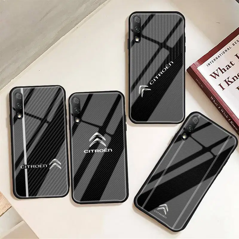 

Popular Car Citroen Phone Case For Huawei P9 10 20pro 30lite Mate 9 10lite 20pro Honor 7A 8X 9 Nova3i 5ipro Tempered Glass