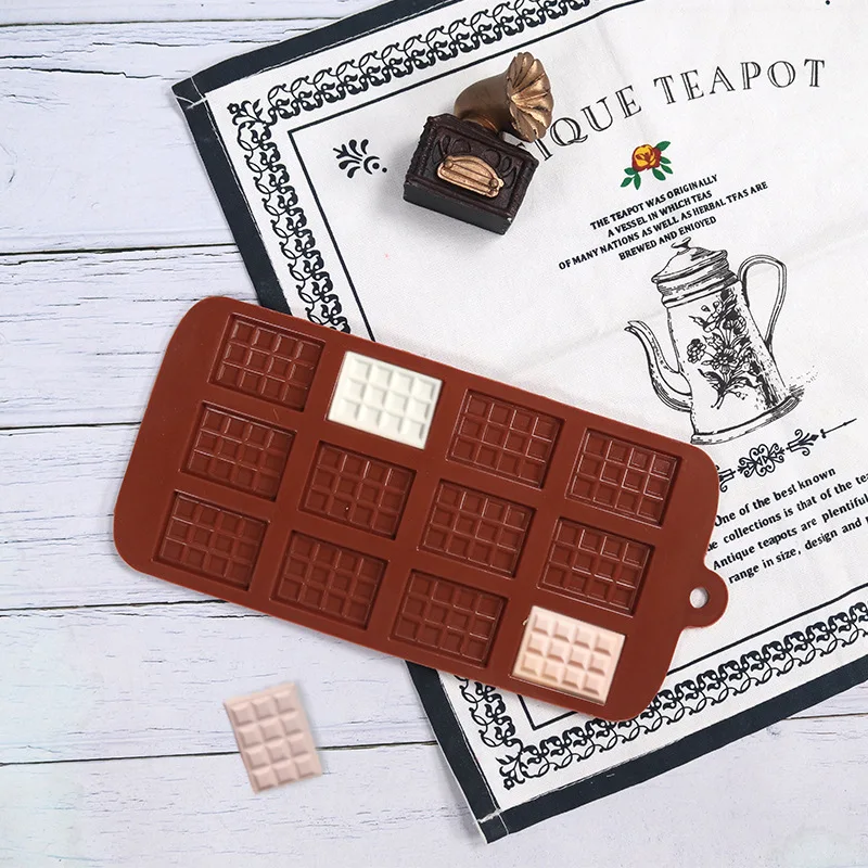 Силиконовая форма для шоколада и вафель 12 видов| |