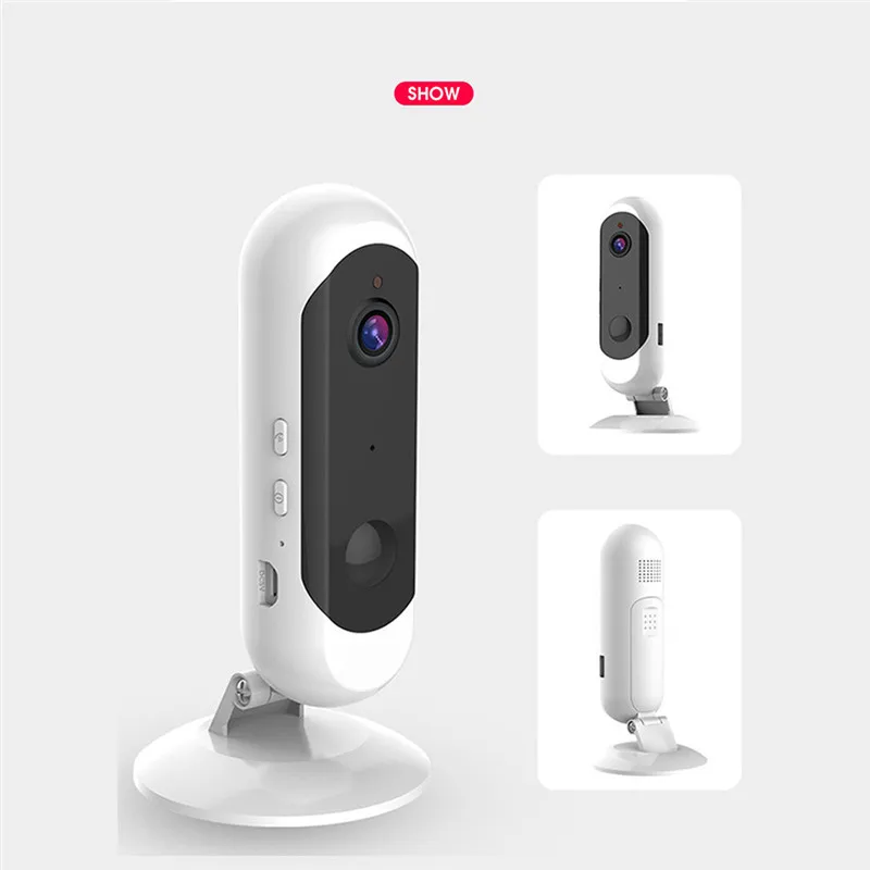 CARPRIE перезаряжаемая камера популярная версия 720P HD беспроводная WiFi инфракрасная смарт-камера ночного видения IP Угол обзора 120 IP домашняя камера