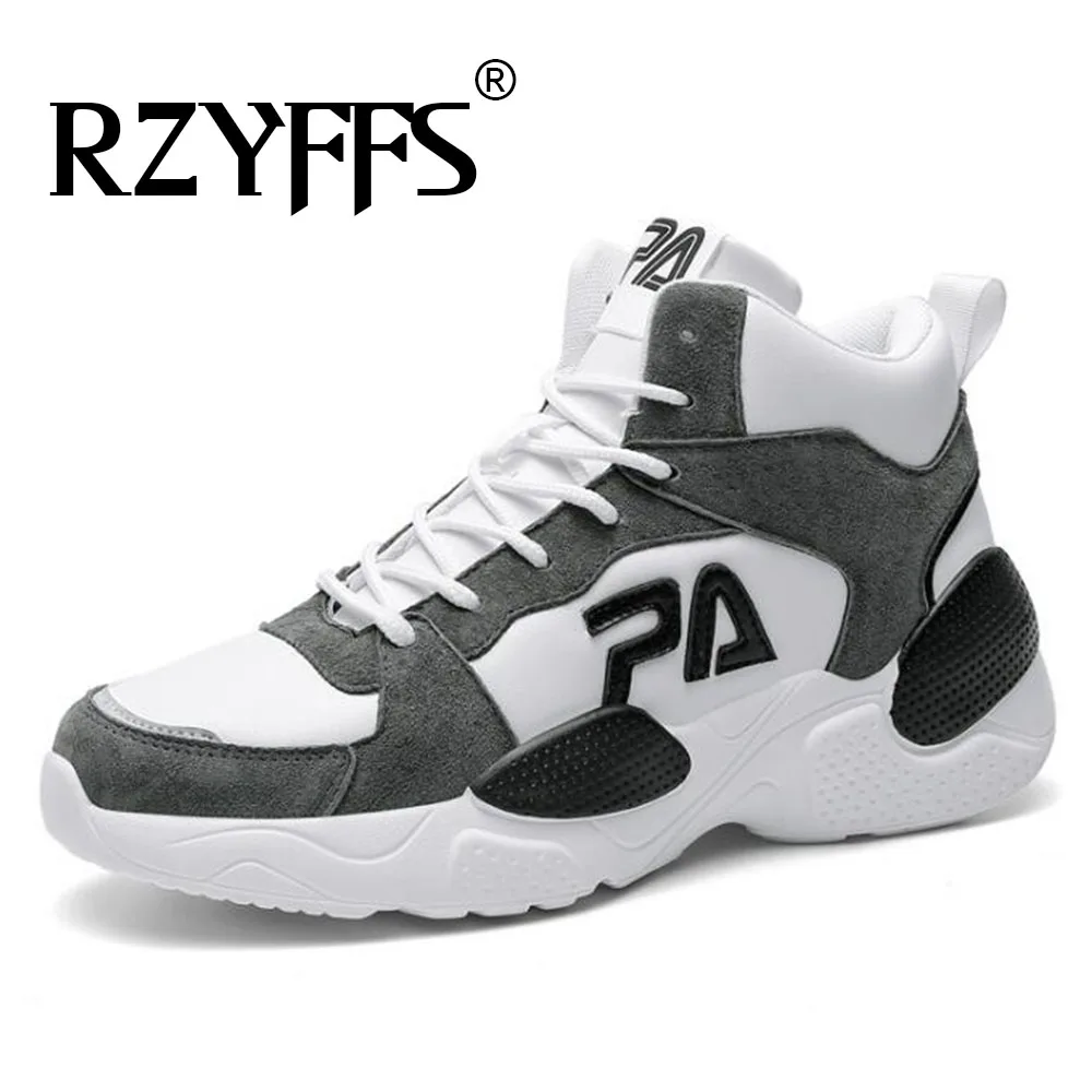 

Men high top thick bottom Lightweight Breathable Walking Sneakers Tenis masculino Zapatillas Hombre Men Casual Shoes A56-88