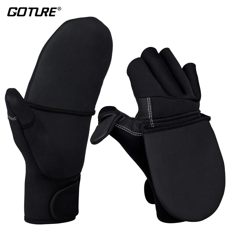 

Goture Vanguard Winter Spring Fishing Gloves Anti-Slip Half Finger Gloves