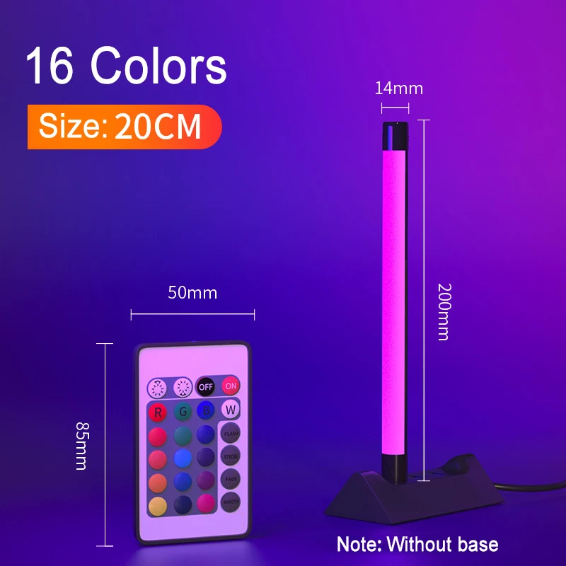 USB Powered Selfie Lamp Live Beauty Luzes Portable LED Fill Light RGB Colorful Atmosphere Night Light Photography Lighting Stick