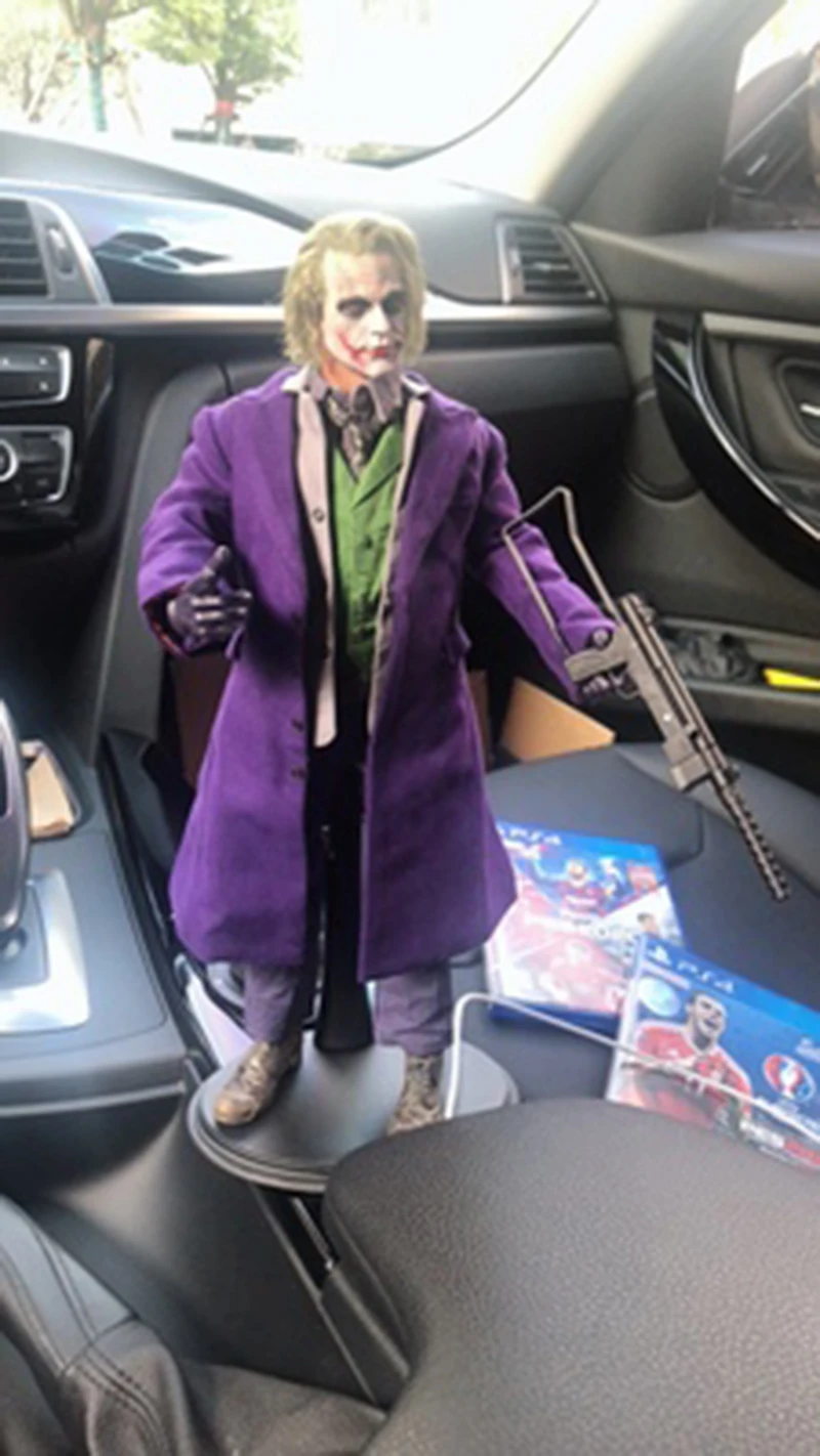 

In Stock Male Head Sculpt 1/6 Scale The Joker Plant Hair Man Adam 2.0 Head Carved Model Repainted version Joker for 12" Body