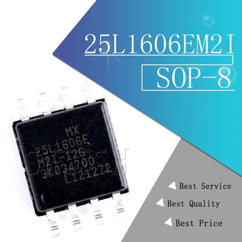 10 шт./лот MX25L1606EM2I-12G 25L1606EM2I-12G MX25L1606EM2I MX25L1606E MX25L1606 25L1606E SOP-8 новый оригинальный |