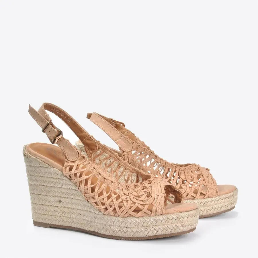 

Women Sandals Mink Shoes Women Beige Sandals Vzn20-110Y