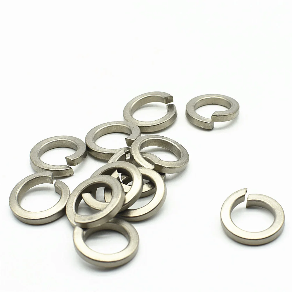 12pcs Ti Screw Washers Flexible Titanium Gasket M4 M5 M6 M8 M10 M20 Original color Ring Fastener | Обустройство дома