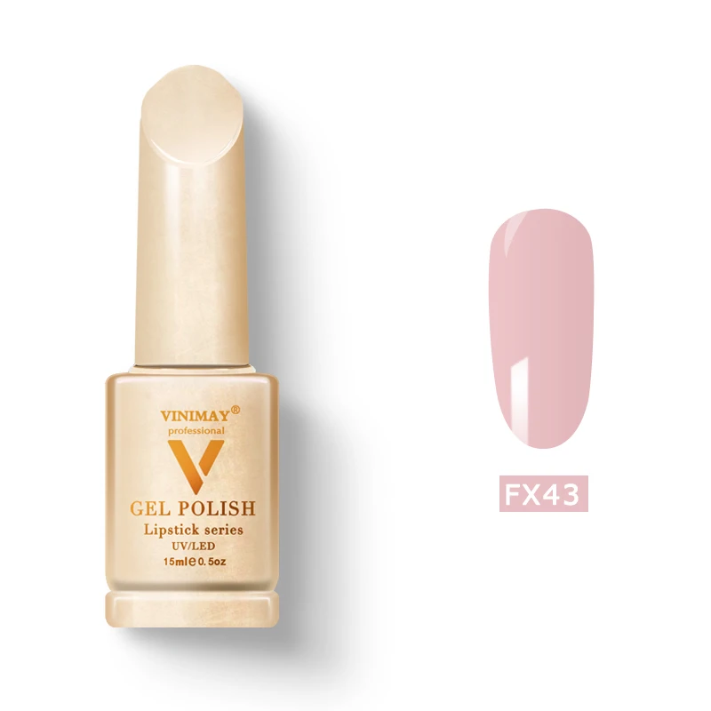 FX43 VINIMAY акриловый гель для маникюра УФ гель лак для ногтей растворяемый Гель-лак гель Лак Цвет праймер маникюр ногтей гель лак салон 15 мл - Цвет: FX43