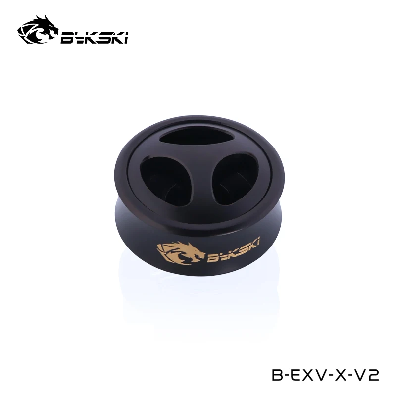 Черный серебристый воздушный клапан Bykski аксессуар для компьютерного чехла с