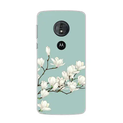 Чехол для Motorola Moto g6 play, силиконовая Мягкая задняя крышка из ТПУ с цветочным рисунком для Motorola Moto g6 plus, Защитные чехлы для телефонов - Цвет: GG16
