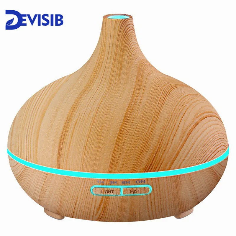 DM008 Light DEVISIB диффузор эфирного масла аромат холодный туман увлажнитель с безводным Авто отключение и 7 цветов светодиодный светильник и BPA бесплатно - Цвет: DM008 Light