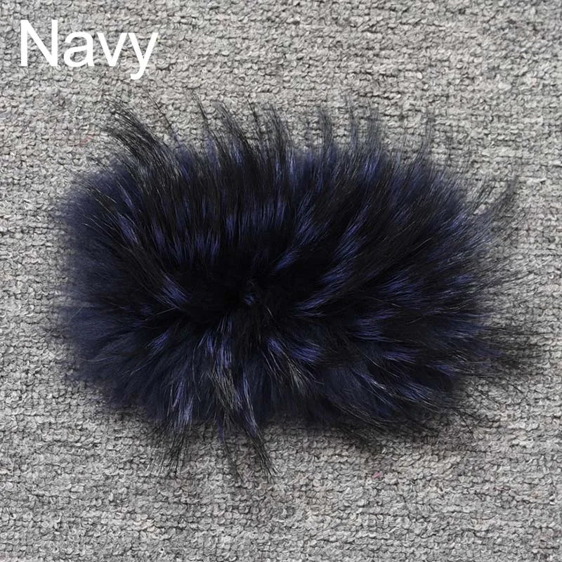 Raccoon Navy Зимние толстые теплые пальто из натурального меха енота женская верхняя одежда из натурального меха модные меховые куртки меховые S7158R - Цвет: Raccoon Navy