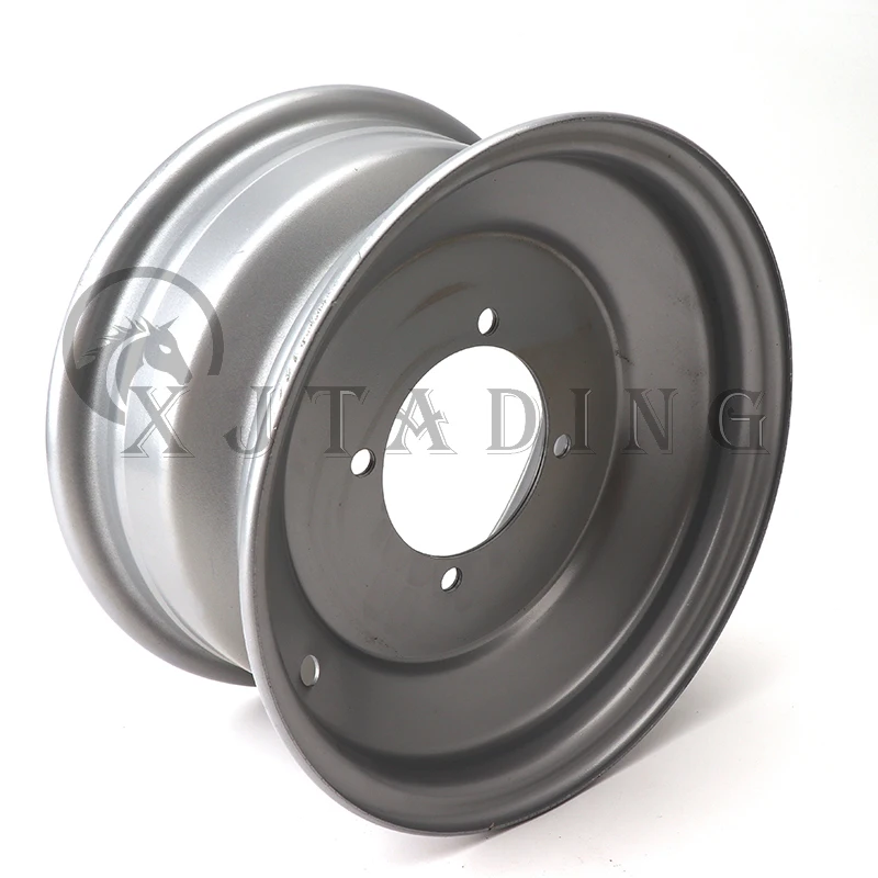 ATV 10 inch four-hole front and rear iron wheels for 22x10-10, 23 21 22x7-10 tires four-wheel Atv Go kart wheel parts images - 6