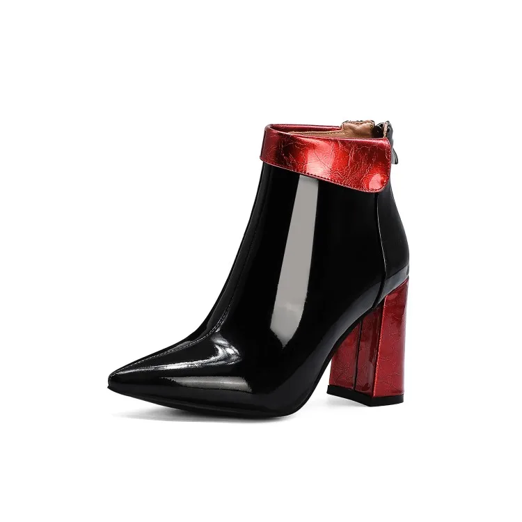 

Большие размеры; Ботинки с цветными вставками; Женская обувь; Женские ботильоны; Женские ботинки; Женская зимняя обувь