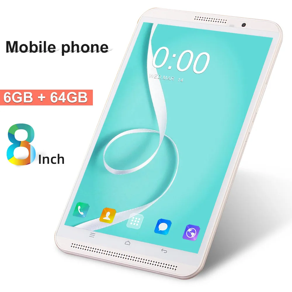 2020 новейший M1S 4G LTE Android 9 0 8 дюймовый планшетный ПК Восьмиядерный 6 ГБ ОЗУ 64 Гб ПЗУ