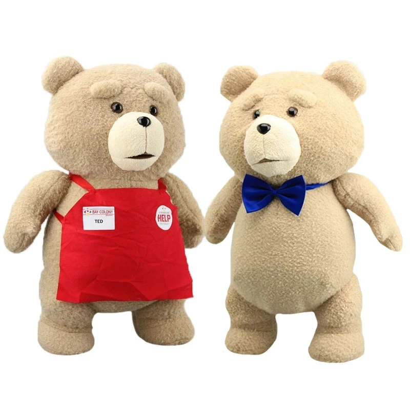 

46CM cute teddy bear plush toy игѬђка movie soft bear doll cartoon animal Peluche oso de peluche baby pillow child birthday gif