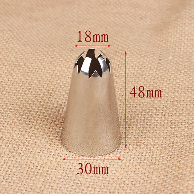 

1Pcs Fondant Cake Decoration Kitchen Gadgets Silver DIY Baking Tools Multi Purpose Cherry Teeth Pastry Nozzle
