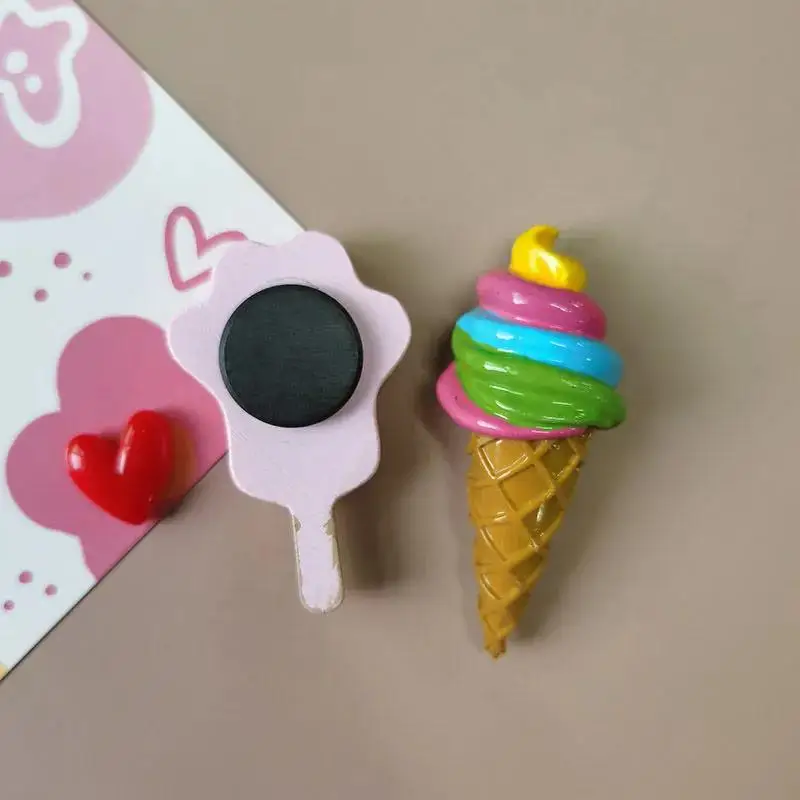 Искусственная еда имитация мороженого наклейка на холодильник магнитная для