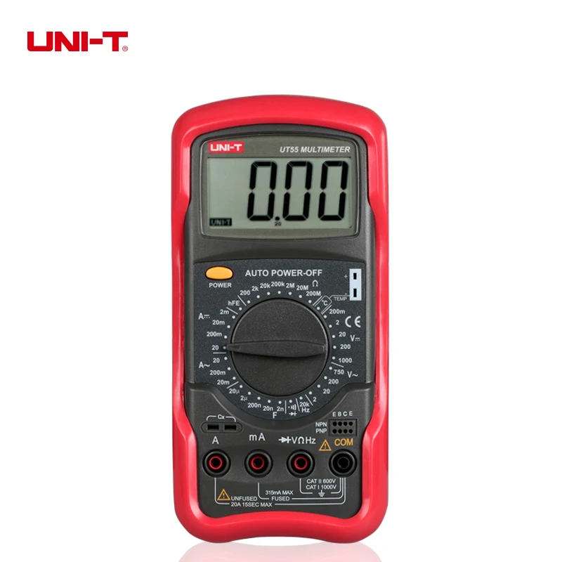 Цифровой мультиметр UNI T 3 1/2 цифр UT54 UT55 UT56 Измерение частоты и сопротивления