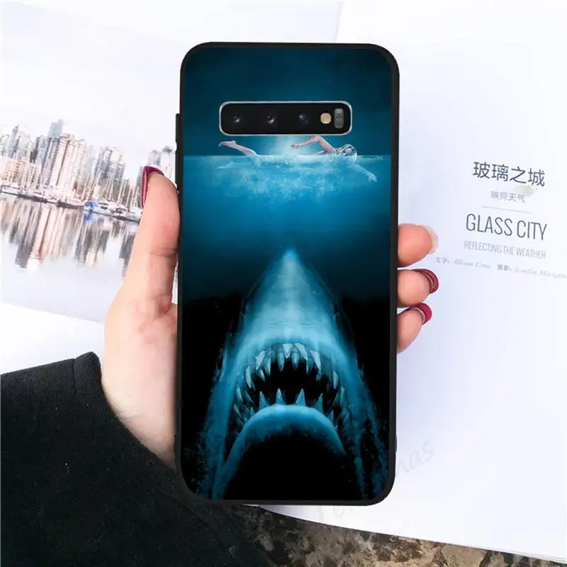 

Shark underwater world Phone Case For Samsung galaxy S 8 9 10 20 21 30 A 30 50 51 70 note 10 plus Ultra 5g