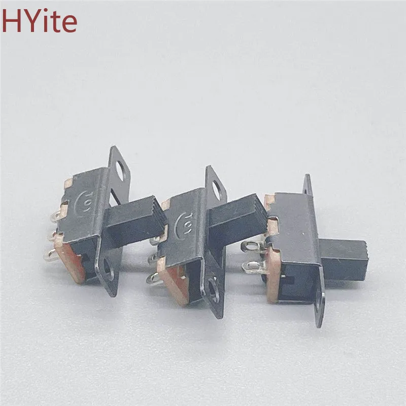 Лидер продаж 20 шт. 5 В 0 3 а мини размер черный SPDT скользящий переключатель для