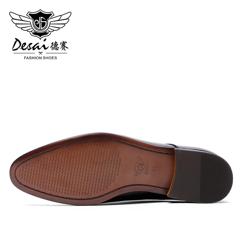 Мужские классические кожаные туфли на шнуровке Классические Современные