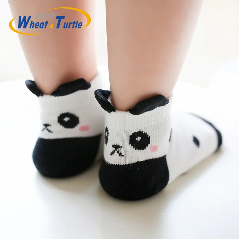 5 Pcs/Lot Mother Kids Children's Clothing Socks Cotton Unisex Animal Pattern Children Short All Season For Baby | Детская одежда и