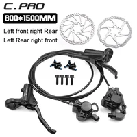 c pro hydraulic mountain bike brake 800mm 1500mm disc brake hs1 g3 160mm rotor left rear right front bicycle accessories