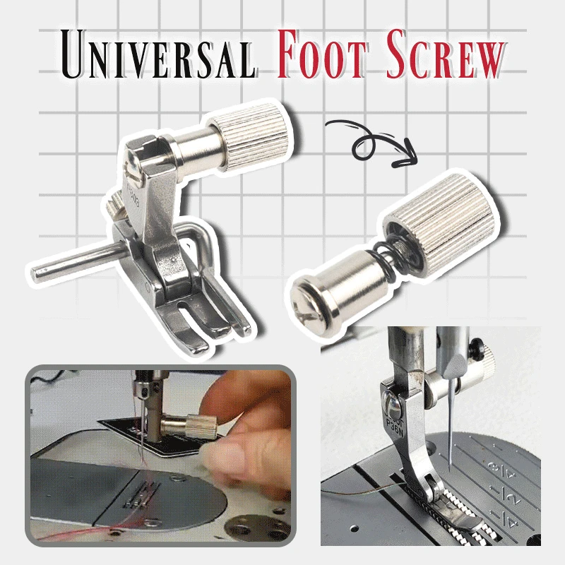 

Universal Screw Presser Feet Part Screw Clamp Spring Easy Holder Sewing Tools for Single Needle Household Sewing Machine Tool