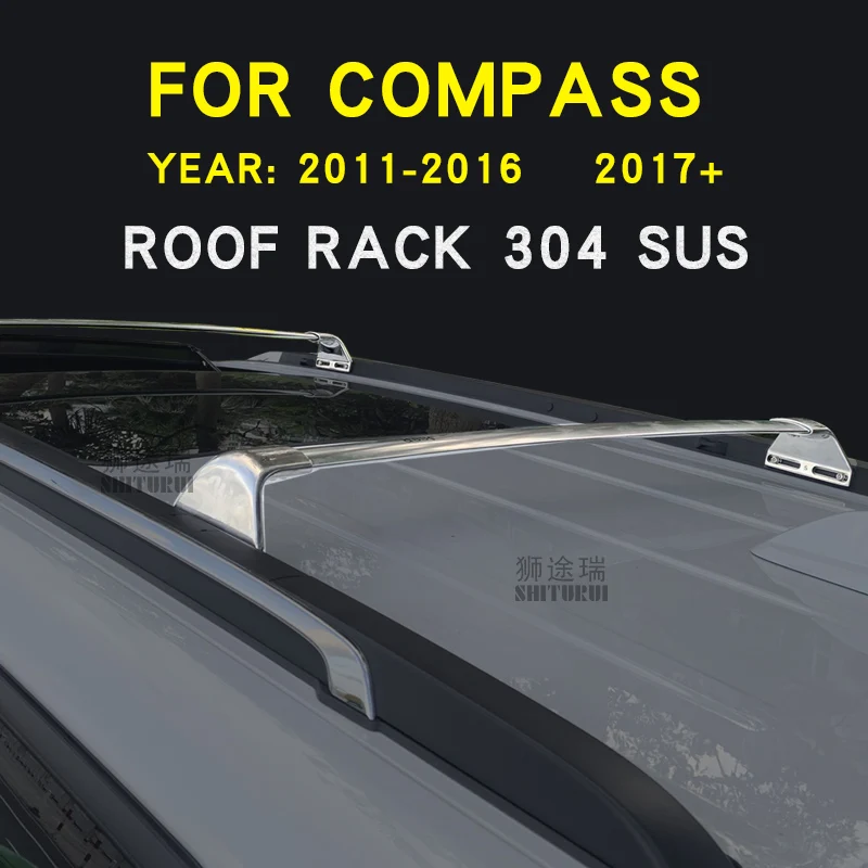 

Для j eep COMPASS 2011-2020 багажник на крышу автомобиля специальный ременной замок из алюминиевого сплава Светодиодная лампа багаж на крышу sus 304 нержавеющая сталь