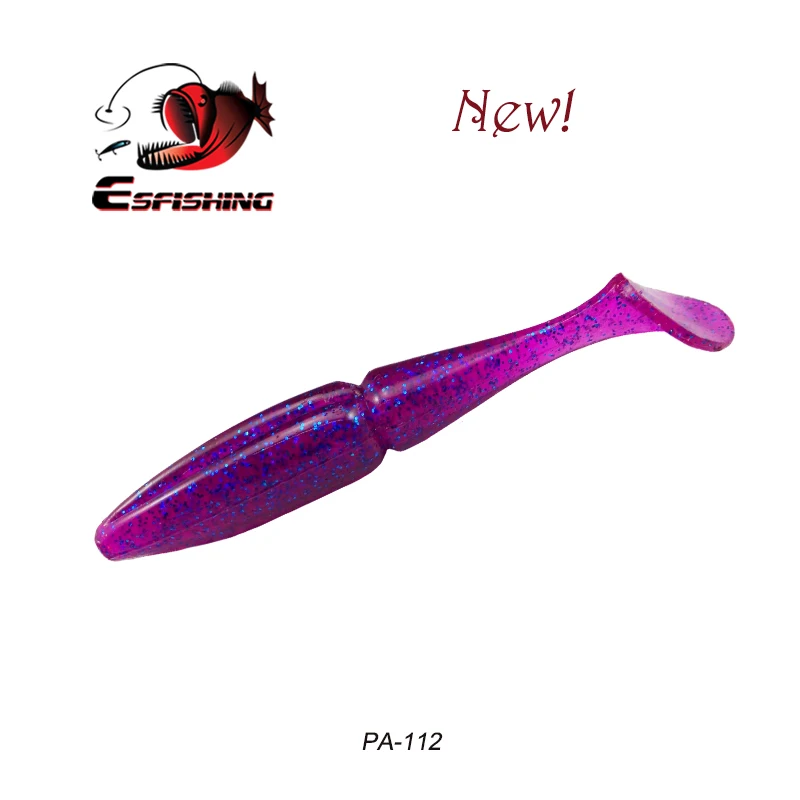 ESFISHING качество приманки Easy Shiner от Шад 100 мм 125 мм 155 мм 200 мм Pesca рыбалка мягкие воблеры, силиконовые приманки воблеры Leurre Souple - Цвет: PA112